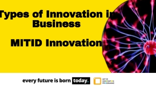 Types of Innovation - MIT ID Innovation