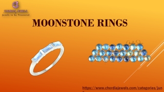 Buy Moonstone Rings at Chordia Jewels