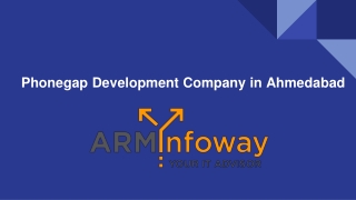 Phonegap Development Company in Ahmedabad