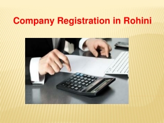 Company registration in Rohini