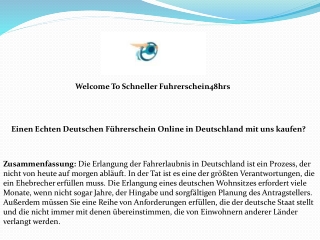 Einen Echten Deutschen Führerschein Online in Deutschland mit uns kaufen