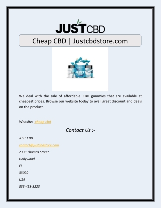 cheap cbd