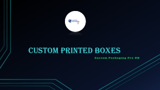Custom Printed Boxes