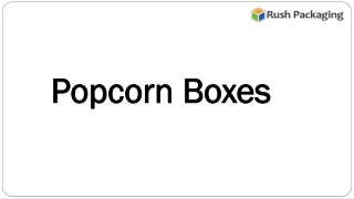 Custom Popcorn Boxes with free shipping