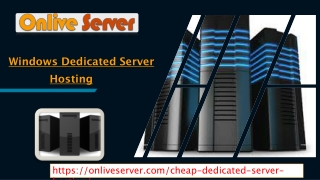 Windows Dedicated Server Plan with High-Speed SSD