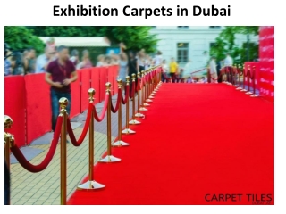 Exhibition Carpets in Dubai