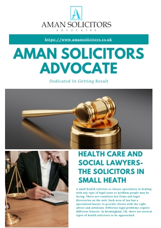 Get the best suggestion to book professional Solicitors in Small Heath