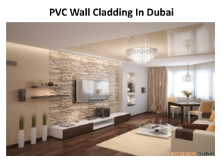 PVC Wall Cladding in Dubai