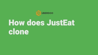 JustEat clone Workflow