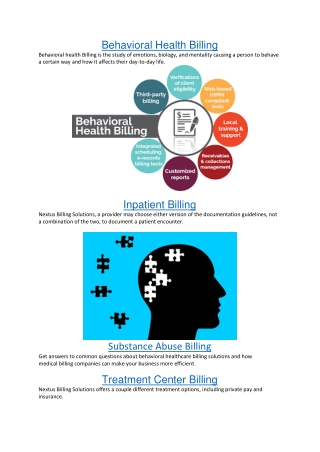 Behavioral Health Billing