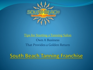 Tips for Owning Spray Tan Franchise