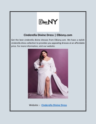 Cinderella Divine Dress | Elbisny.com