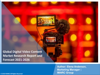 Digital Video Content Market  PDF, Size, Share, Trends, Industry Scope 2021-2026