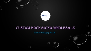 Custom Packaging Wholesale