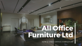 Quality Second Hand Office Furniture