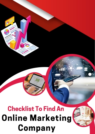 Checklist To Find An Online Marketing Company
