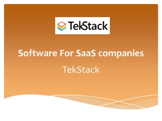 B2B SaaS Metrics | Tekstack