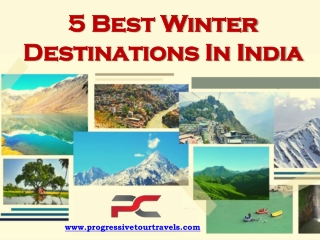 5 best winter destinations in India