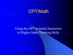 OPTiMath