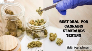 Get Best Deal  for Cannabis Standards Testing