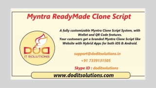Best Readymade Myntra Clone Script - DOD IT Solutions
