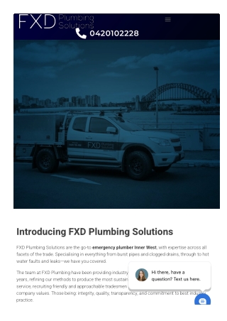 Emergency plumber inner west