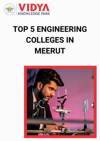 Best Engineering College in UP | B tech College in Meerut