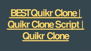 Best Readymade Quikr Clone Script - DOD IT Solutions