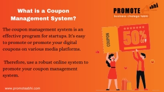 What is a coupon management system