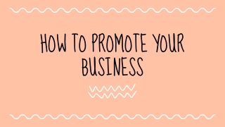 How To Promote Your Business - Hyper Effects