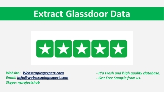 Extract Glassdoor Data