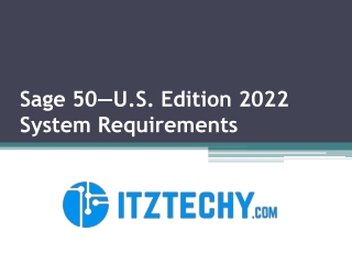 Sage 50—U.S. Edition 2022 System Requirements