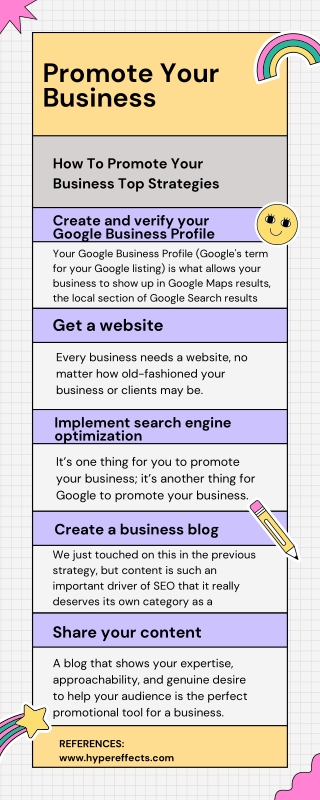 Promote Your Business  - Info