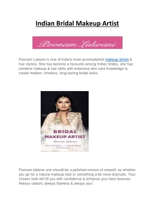 Indian Bridal Makeup Artist