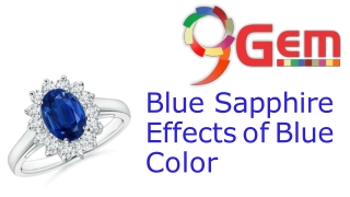 Blue Sapphire Effects of Blue Color