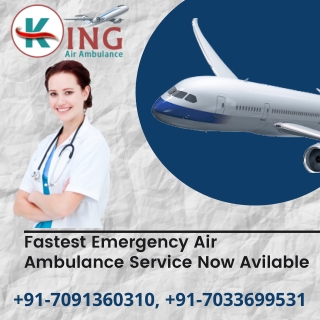 Air Ambulance Service in Jamshedpur with Required Healthcare Support from King