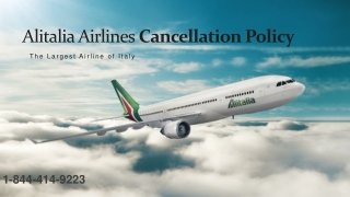 Can I cancel a flight and get a refund Alitalia Airlines?