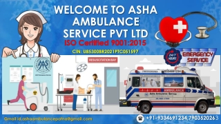 Book high quality Ambulance Service at affordable prices |ASHA