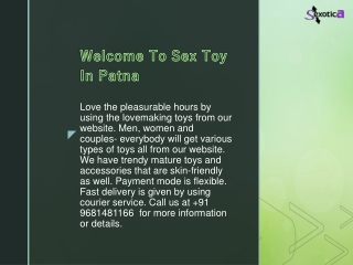 Sex toys in Patna