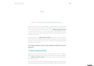 Is It Necessary To Have Website Localization Services For Your Business