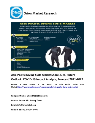 Asia Pacific Diving Suits MarketShare