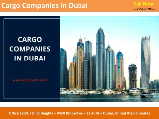 Cargo Companies in Dubai