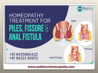 Best Homeopathy Treatment for Piles, Fissure & Anal fistula - multicarehomeopathy