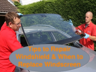Tips to Repair Windshield & When to Replace