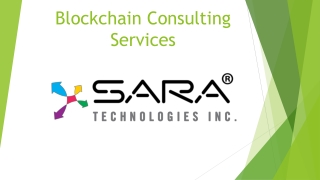 Blockchain Consulting Services