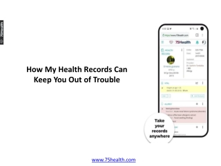 How My Health Records Can Keep You Out of Trouble