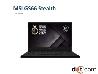 MSI GS66 Stealth on Cheap rates Online