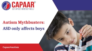 Autism Mythbusters - ASD only affects boys - Best Centres for Autism in Bangalore - CAPAAR