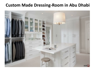 Custom Made Dressing-Room in Abu Dhabi