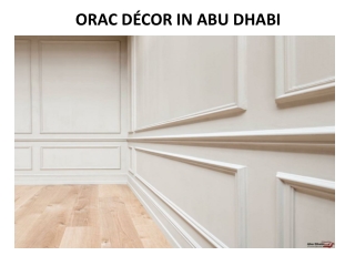 ORAC DÉCOR IN ABU DHABI